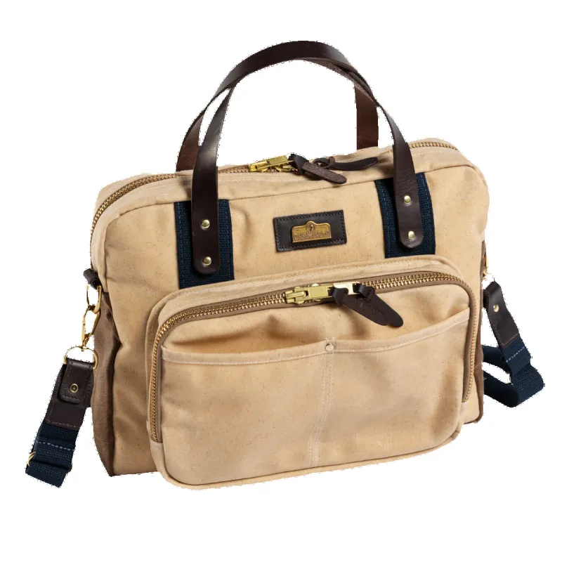 Waxed Canvas Laptop Bag - Natural sold by Duck Head