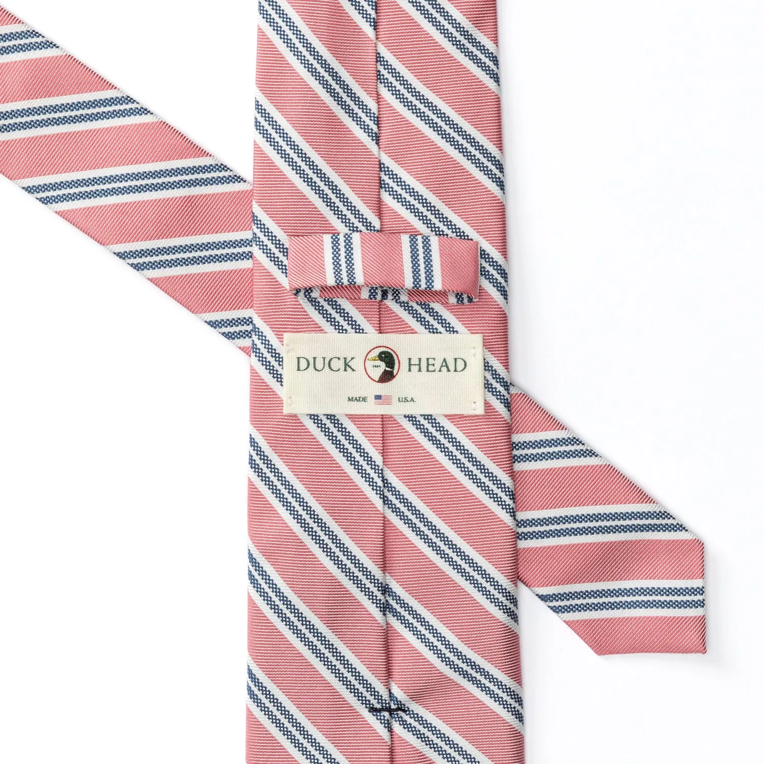 Silk Stripe Tie - Sunwashed Red sold by Duck Head product image thumbnail 2