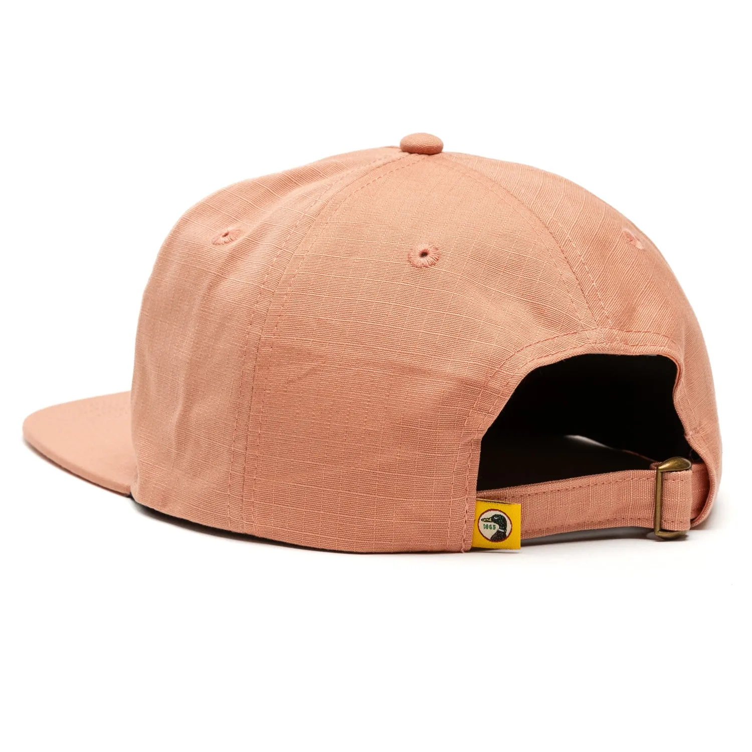 Ripstop Unstructured 5-Panel Hat - Faded Peach sold by Duck Head product image thumbnail 3