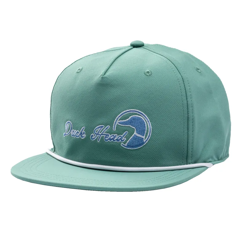 Performance 5-Panel Unstructured Hat - Shadow Green sold by Duck Head