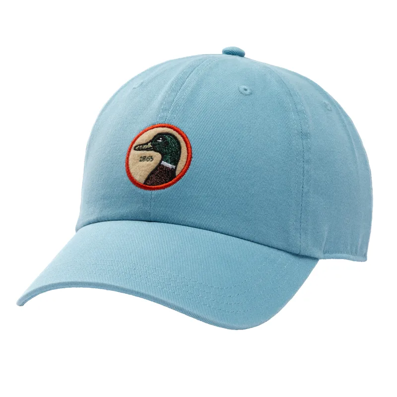 Circle Patch Twill Hat - River Blue made by Duck Head