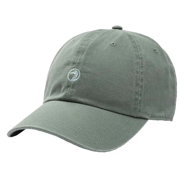 Embroidered Duck Twill Hat - Shadow Green made by Duck Head