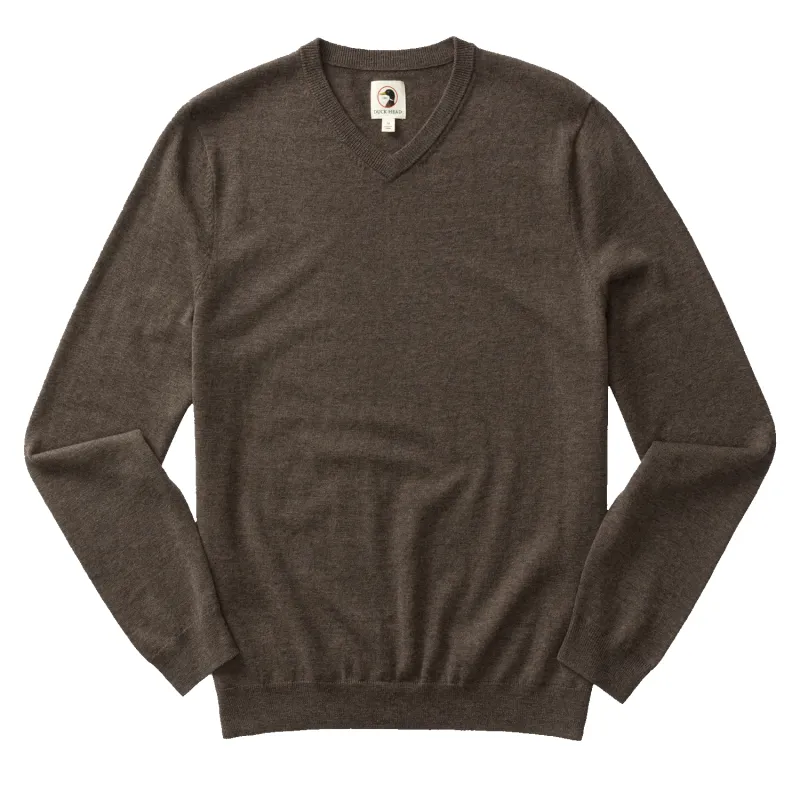 Buckley Merino V-Neck Sweater sold by Duck Head