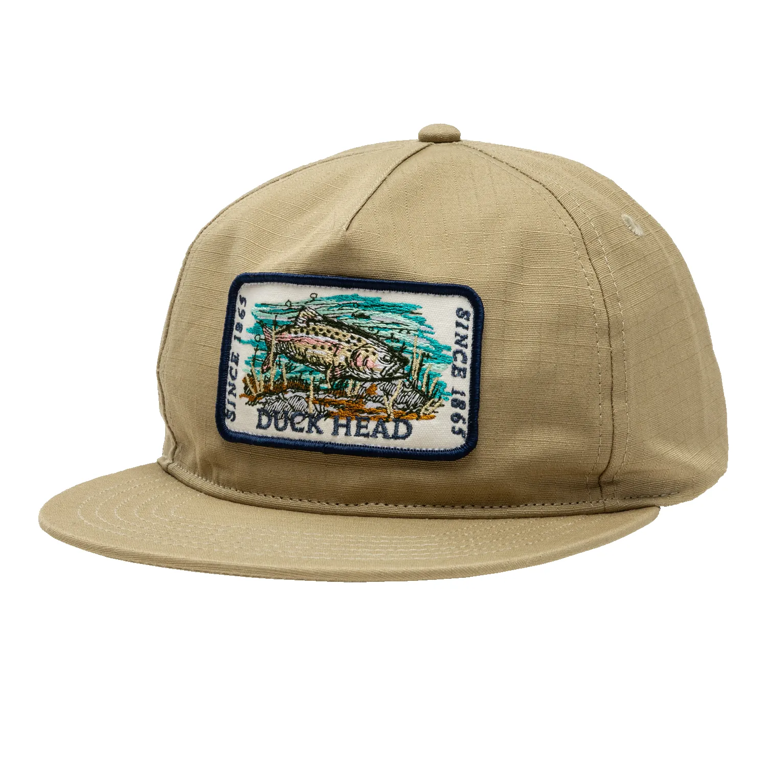Ripstop Unstructured 5-Panel Hat - Sage sold by Duck Head