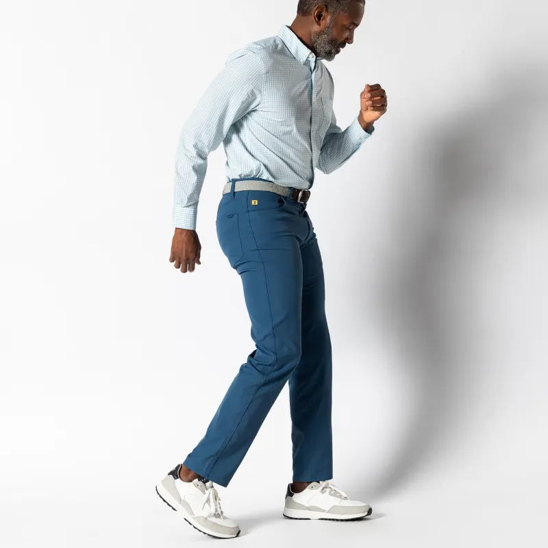 Long Drive Performance Five-Pocket - Midnight Blue sold by Duck Head