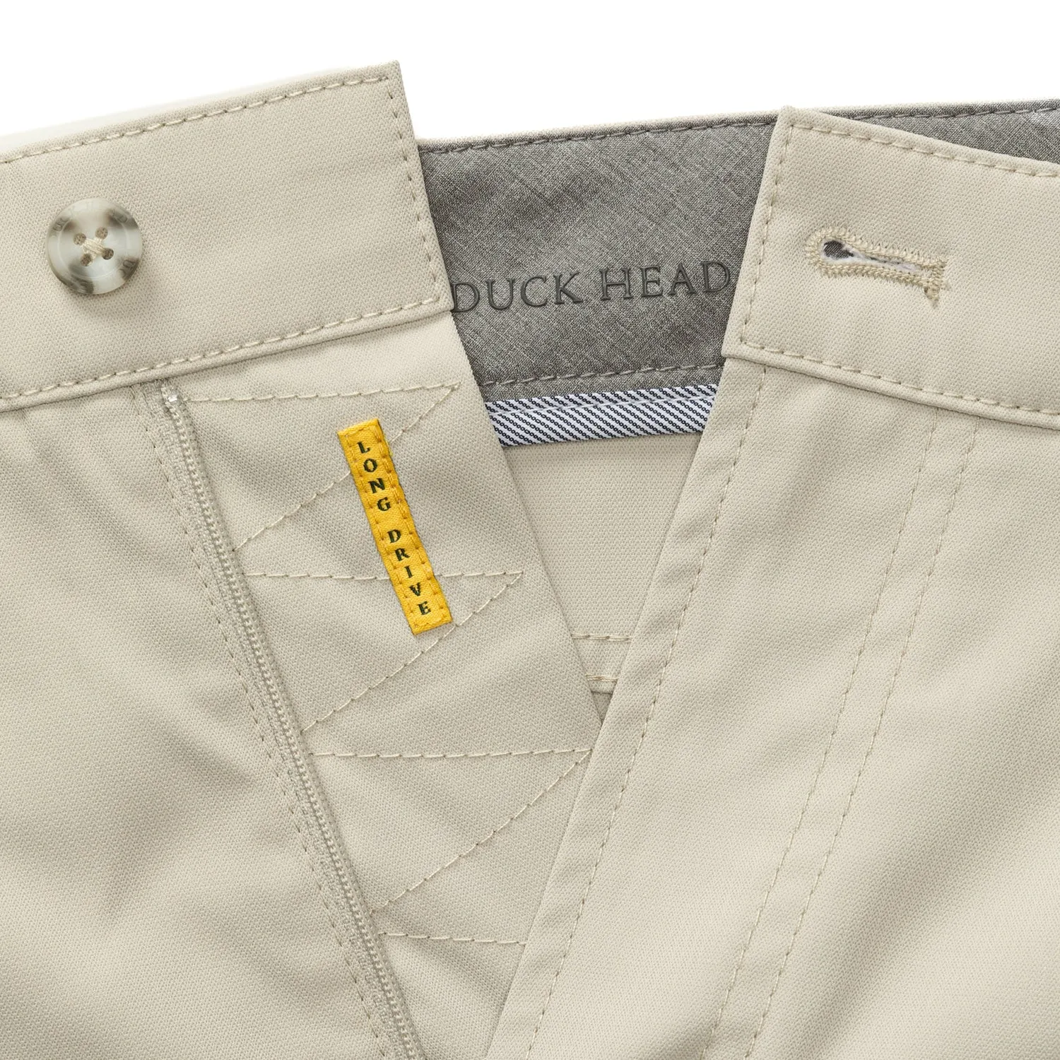 Long Drive Performance Five-Pocket - Stone sold by Duck Head product image thumbnail 4