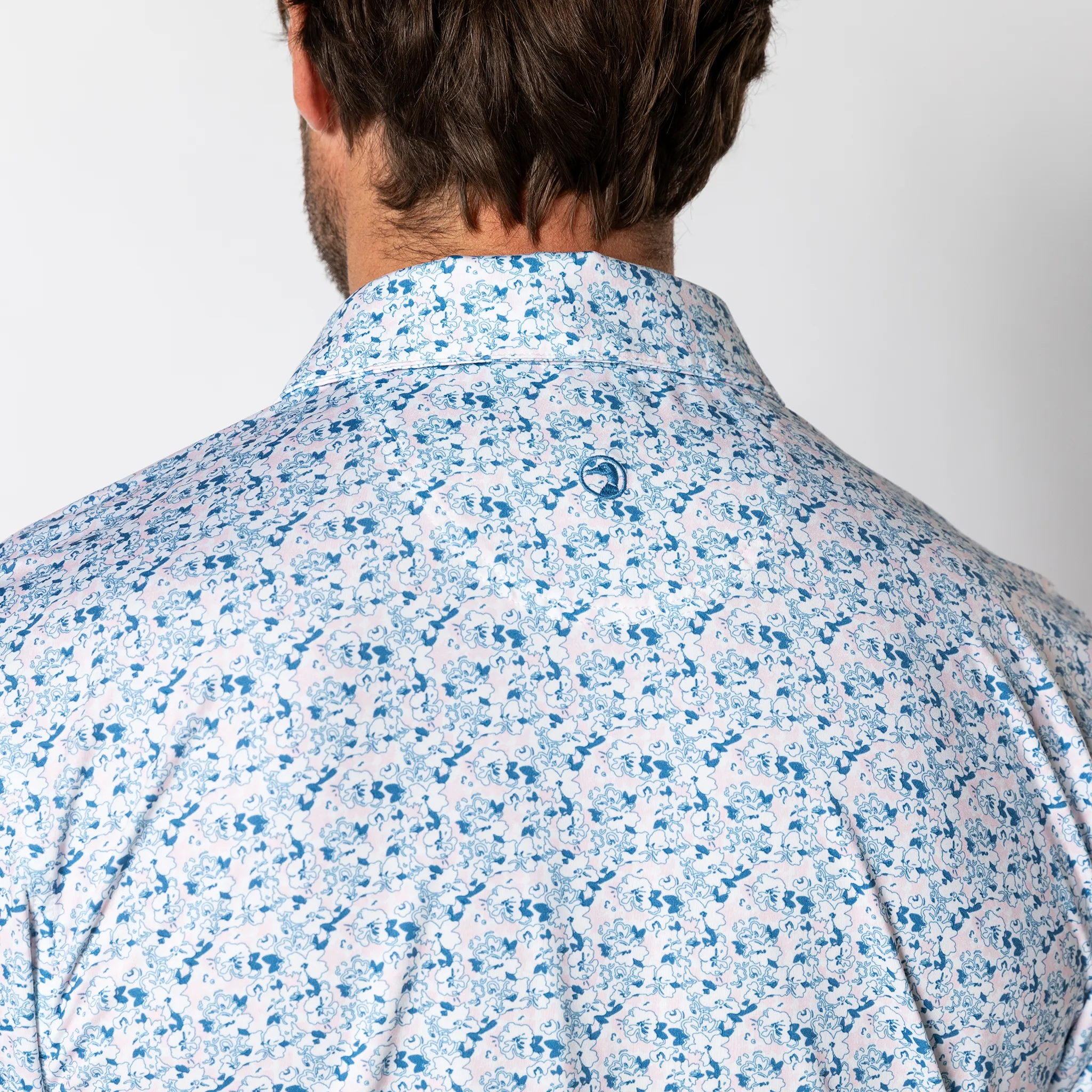 Long Drive Performance Polo - Canopy Floral - Pastel Pink sold by Duck Head product image thumbnail 2