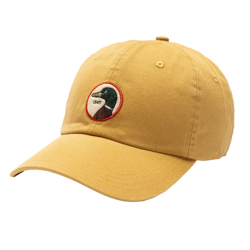 Circle Patch Twill Hat - Gold made by Duck Head