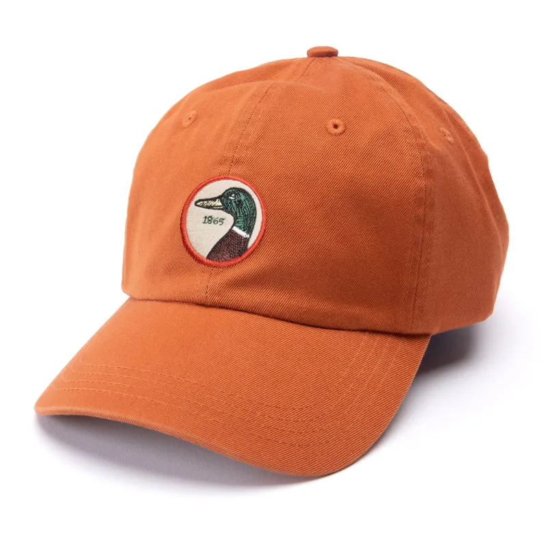 Circle Patch Twill Hat - Rust made by Duck Head