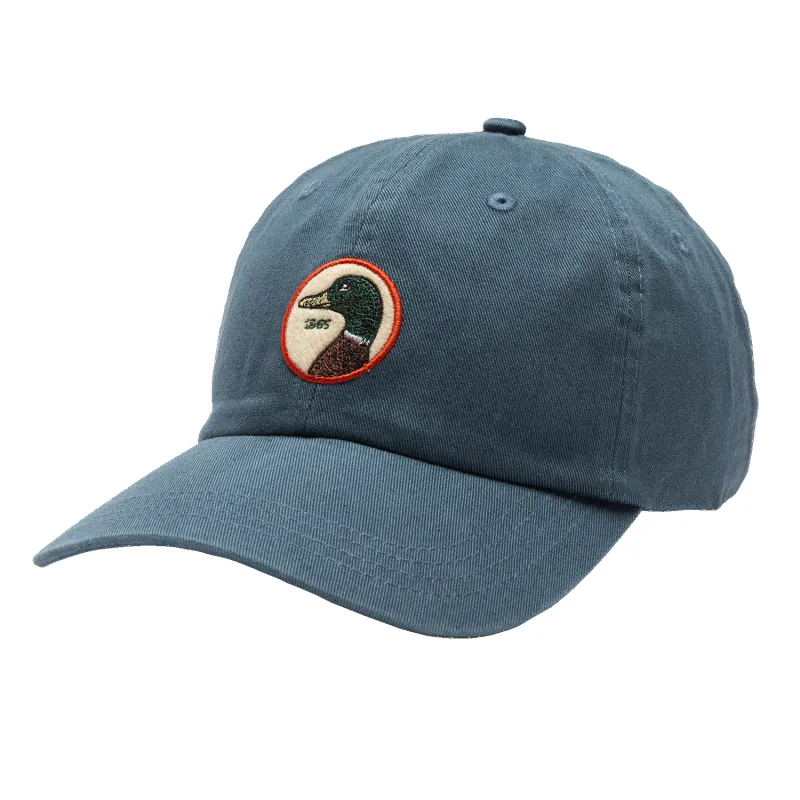 Circle Patch Twill Hat - Lake Blue made by Duck Head