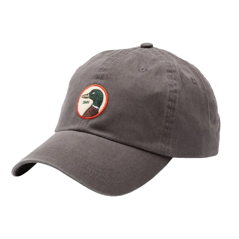 Circle Patch Twill Hat - Steel Grey sold by Duck Head