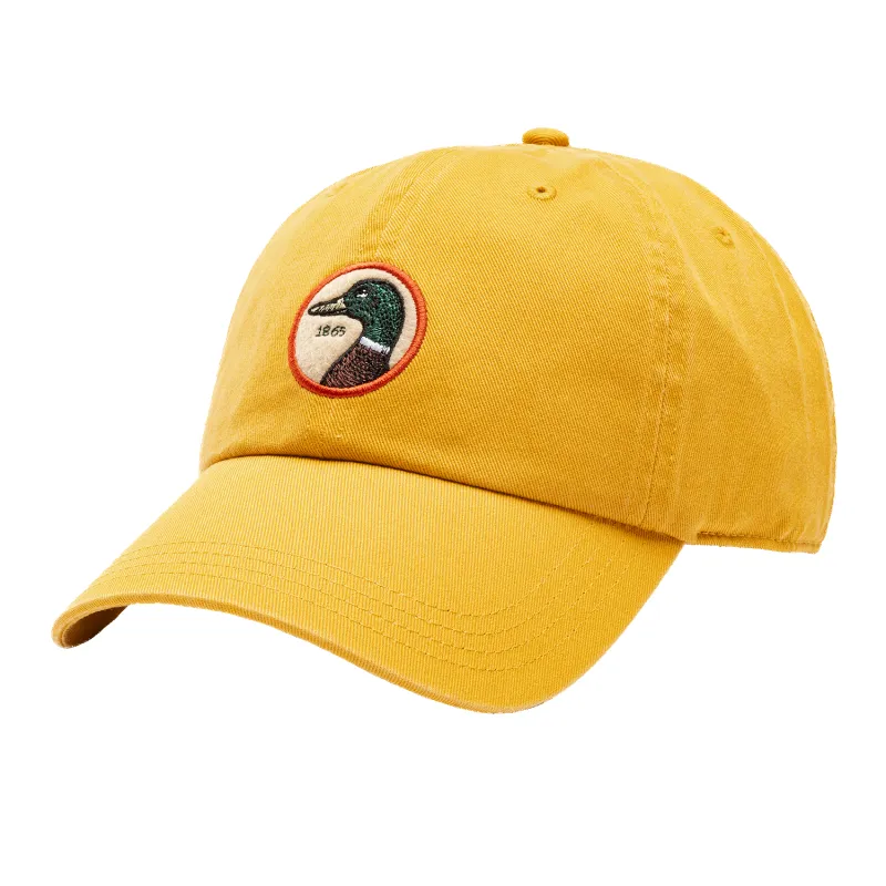 Circle Patch Twill Hat - Goldenrod made by Duck Head