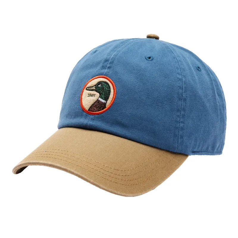 Circle Patch Twill Hat - Varsity Blue made by Duck Head