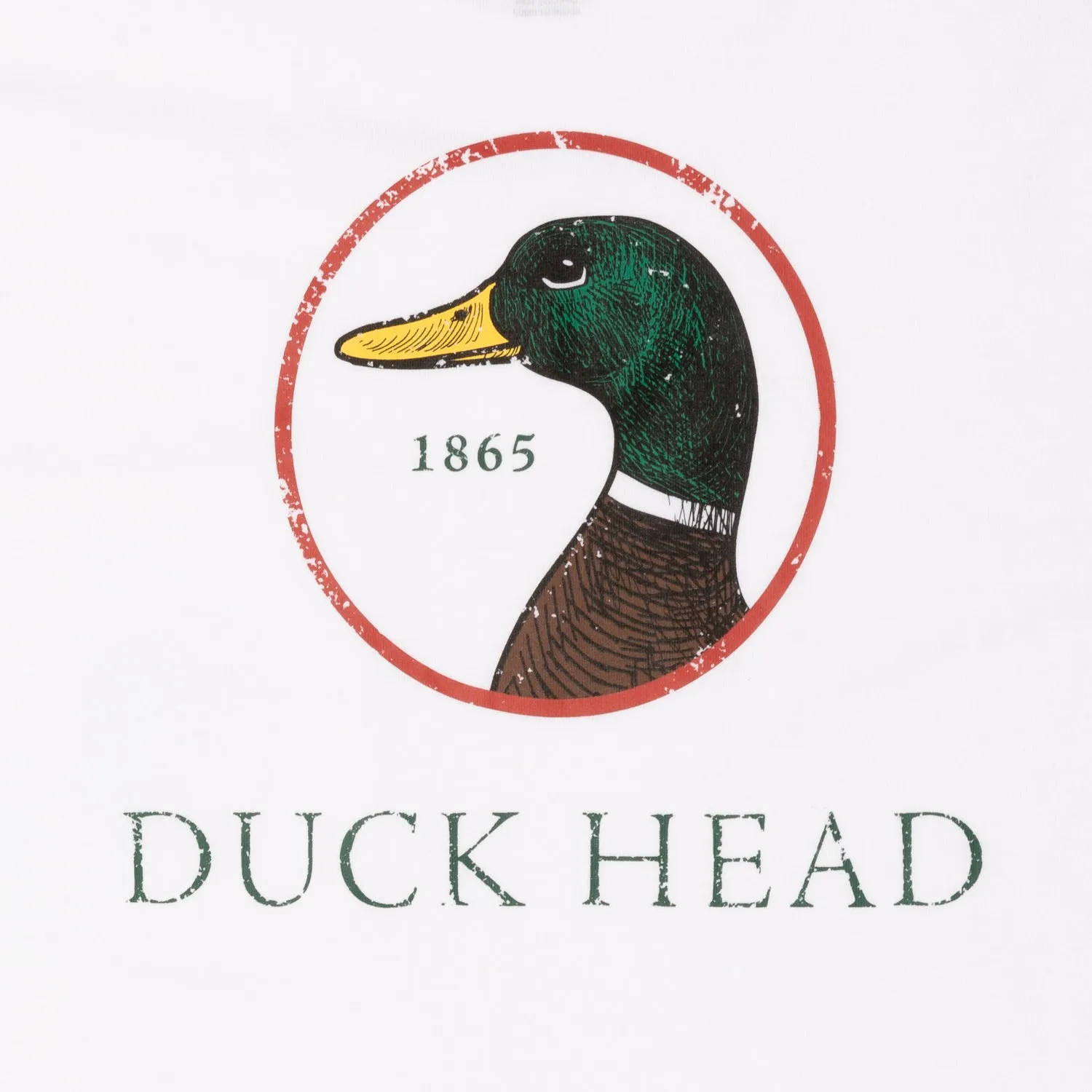 Logo Long Sleeve T-Shirt - White sold by Duck Head product image thumbnail 3