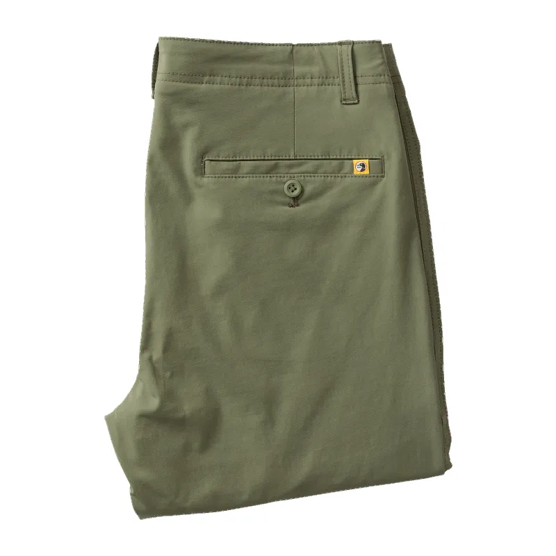 Harbor Performance Chino - Deep Lichen Olive sold by Duck Head
