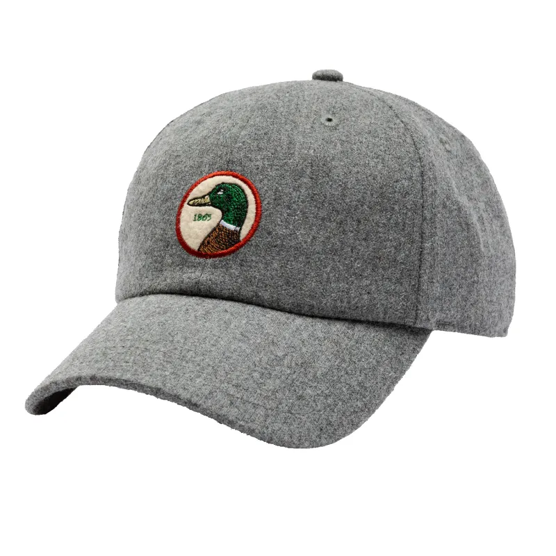 Circle Patch Flannel Hat - Heather Grey sold by Duck Head