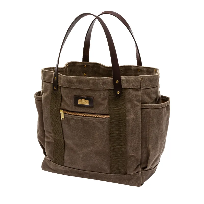 Waxed Canvas Tote - Field Brown sold by Duck Head