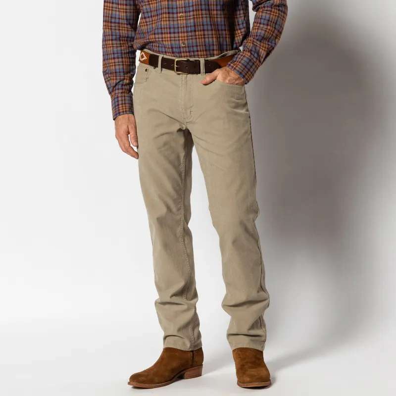 Holston Corduroy Five-Pocket - Khaki sold by Duck Head