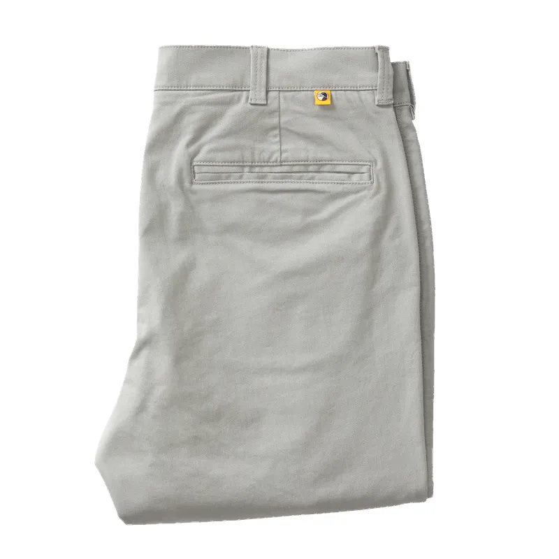 Classic Fit Gold School Chino - Limestone Gray sold by Duck Head