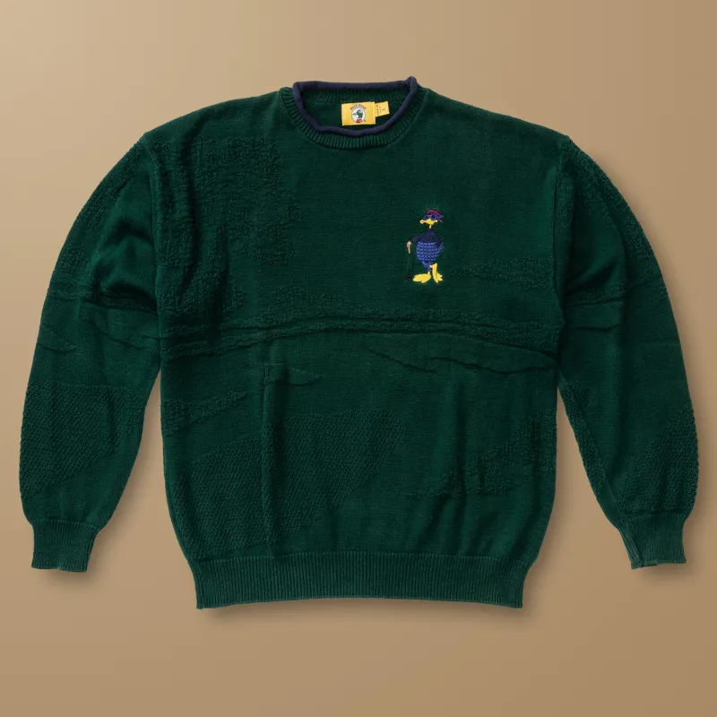 Duck Head Golf Intarsia Rollneck Sweater L - Duck Head Vintage made by Duck Head