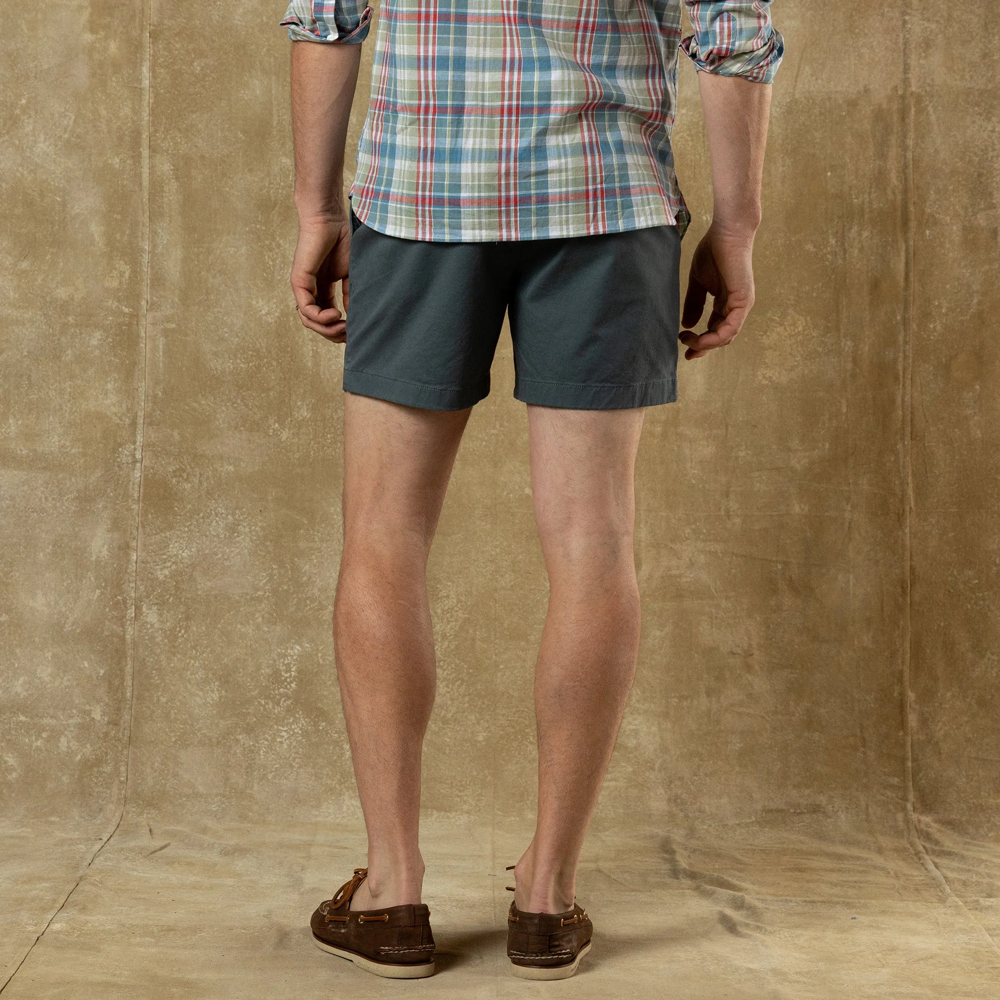 5" Gold School Chino Short - Stormy Blue sold by Duck Head product image thumbnail 2