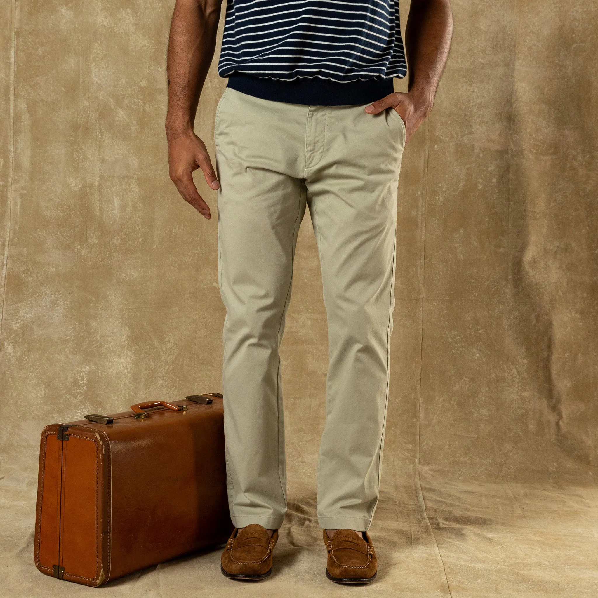 Classic Fit Gold School Chino - Sandstone sold by Duck Head