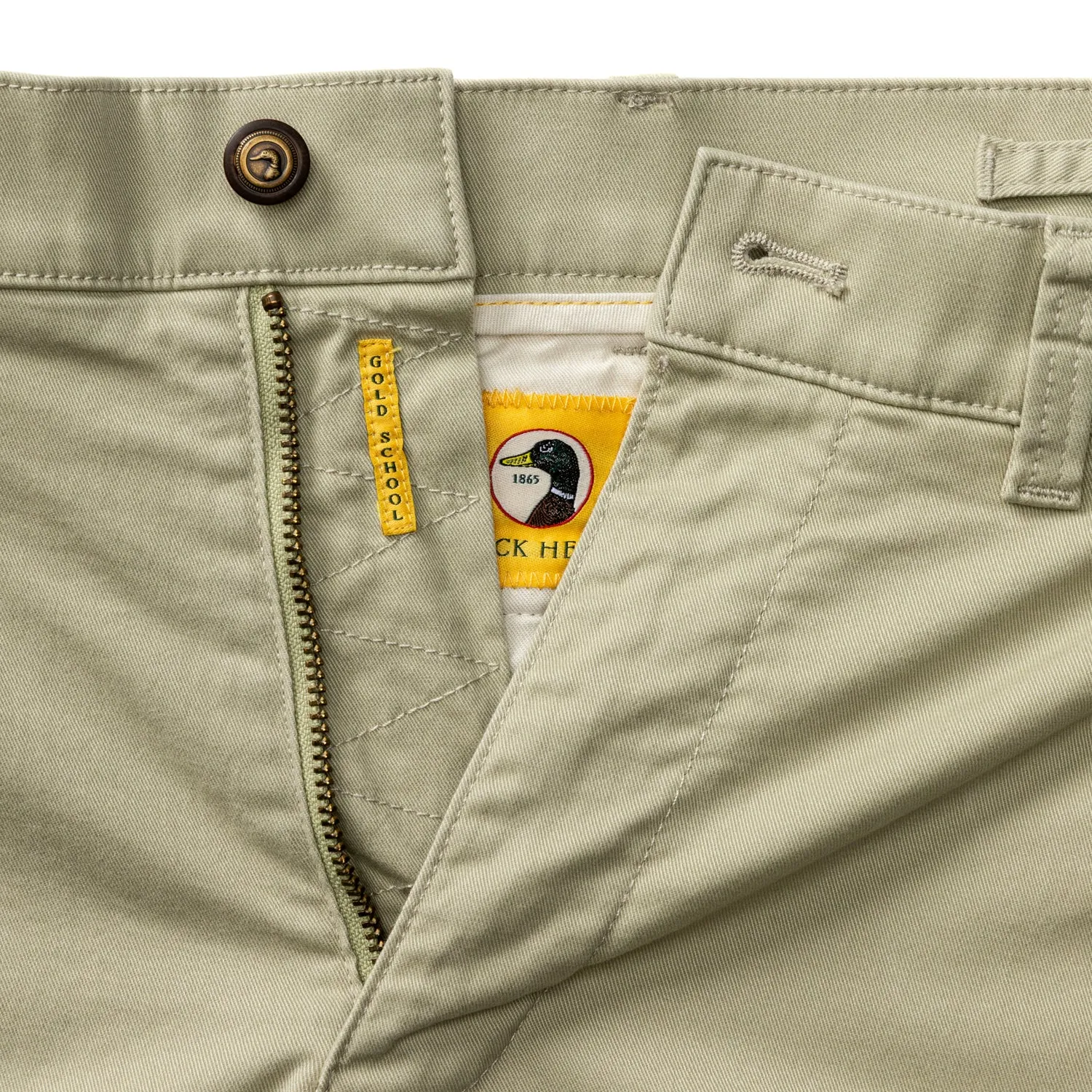 Classic Fit Gold School Chino - Sandstone sold by Duck Head product image thumbnail 4