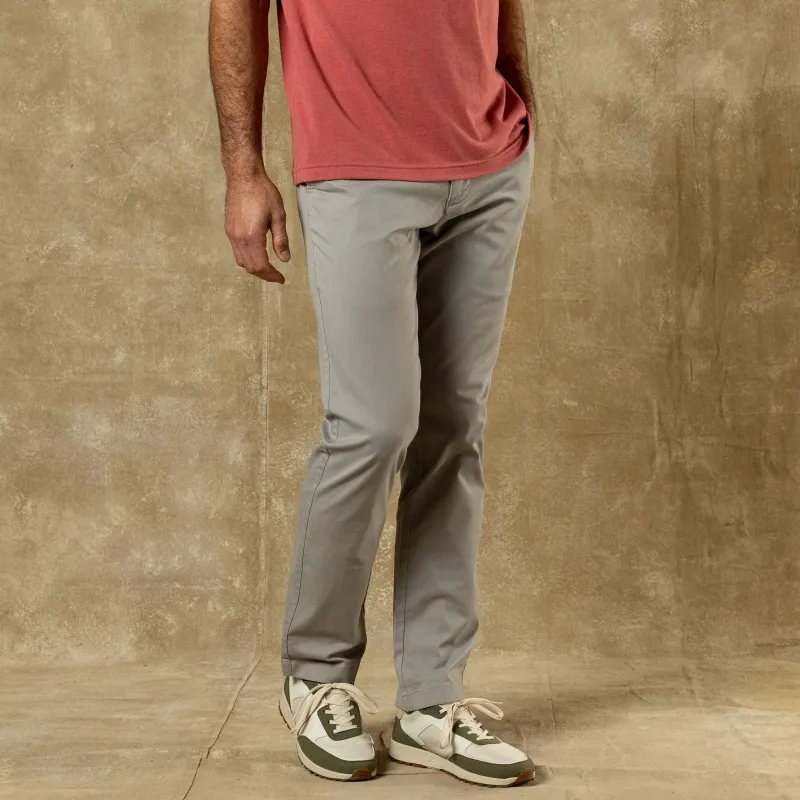 Classic Fit Gold School Chino - Dove Grey sold by Duck Head
