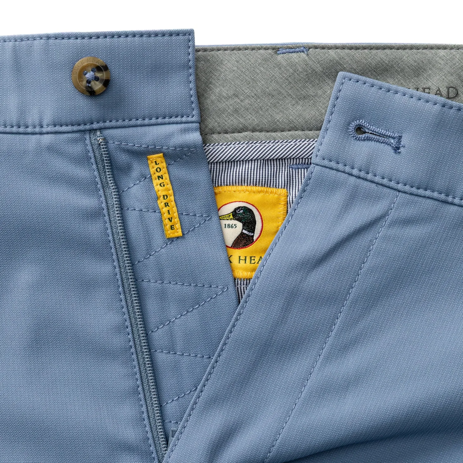 9" Long Drive Performance Short - Chambray Blue sold by Duck Head product image thumbnail 4