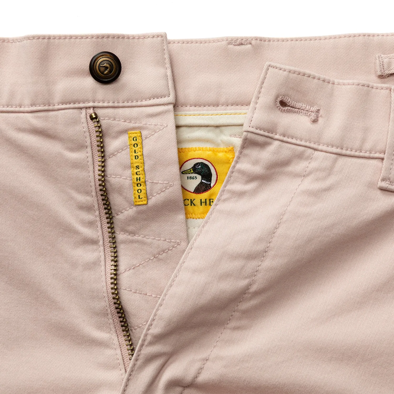 9" Gold School Chino Short - Washed Pink sold by Duck Head product image thumbnail 4