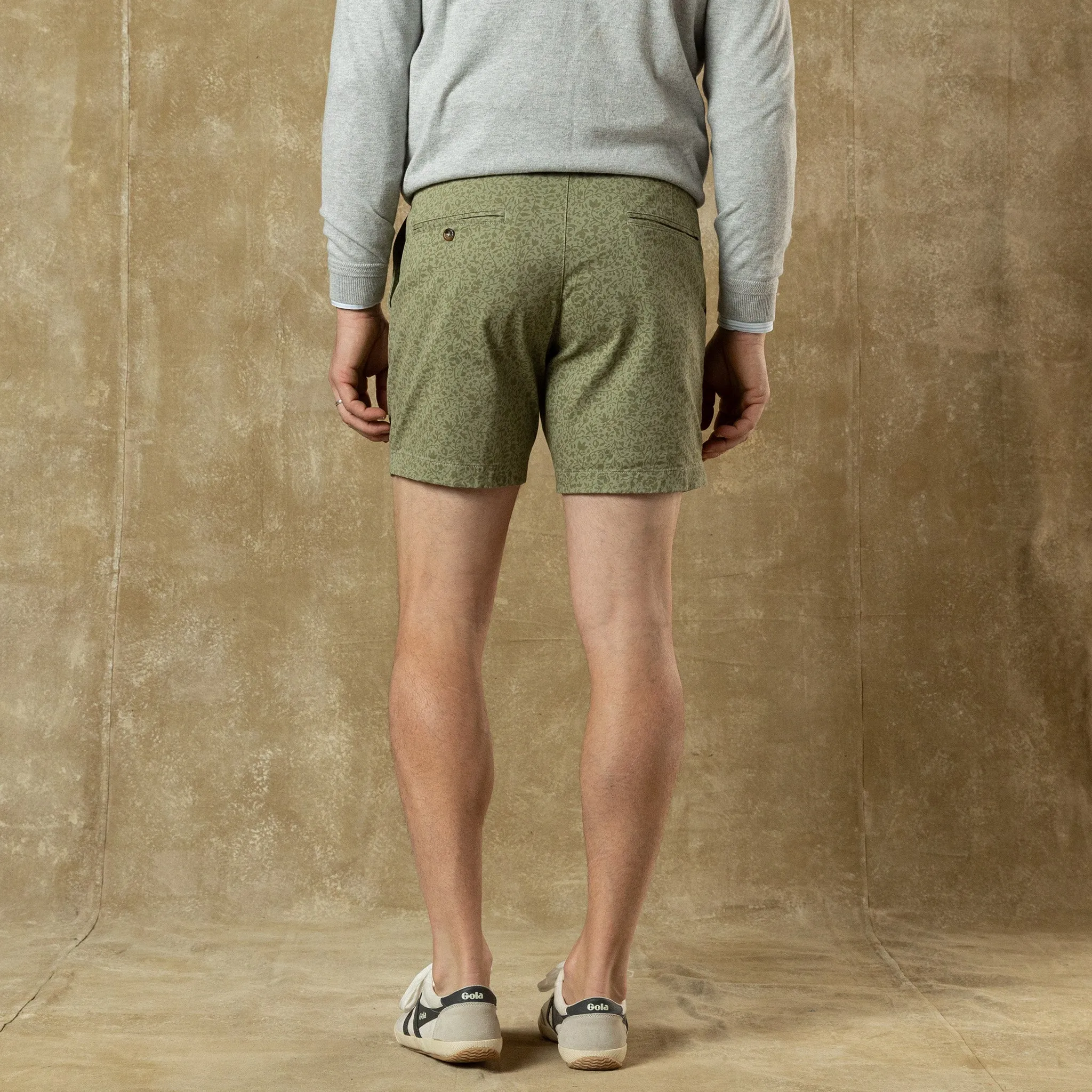7" Gold School Chino Short - Tea Leaf Print sold by Duck Head product image thumbnail 2