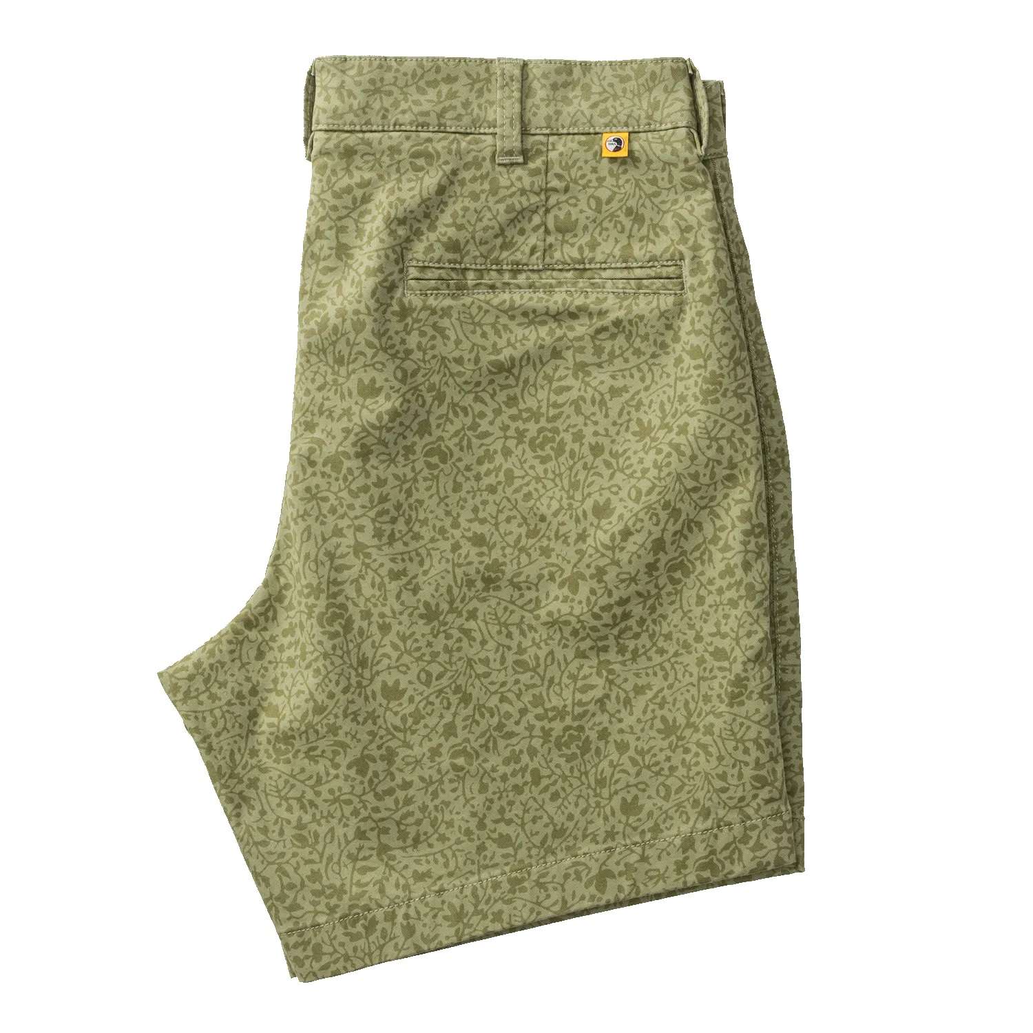 7" Gold School Chino Short - Tea Leaf Print sold by Duck Head product image thumbnail 3