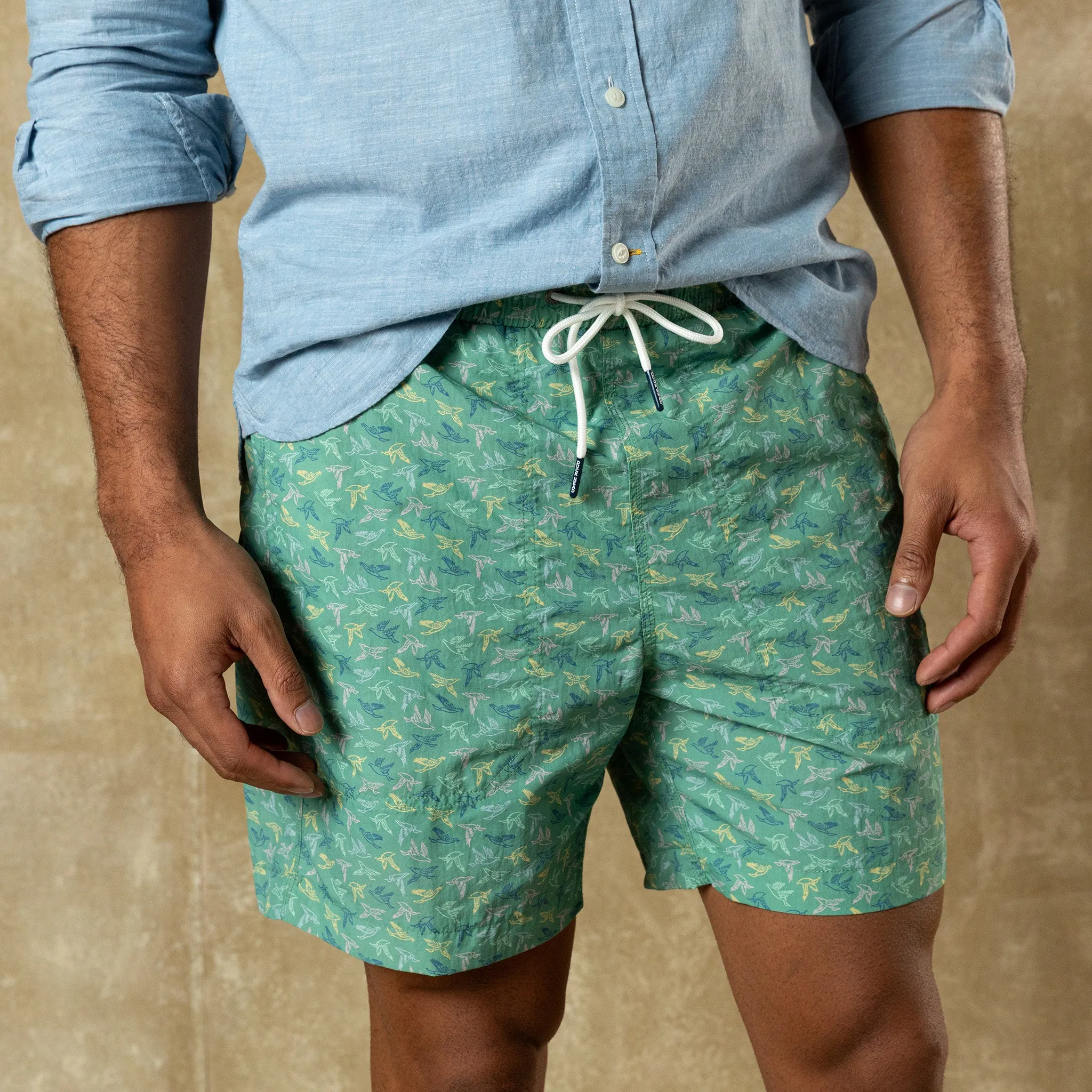 6" Sailport Swim Short - Aspen Green sold by Duck Head product image thumbnail 2
