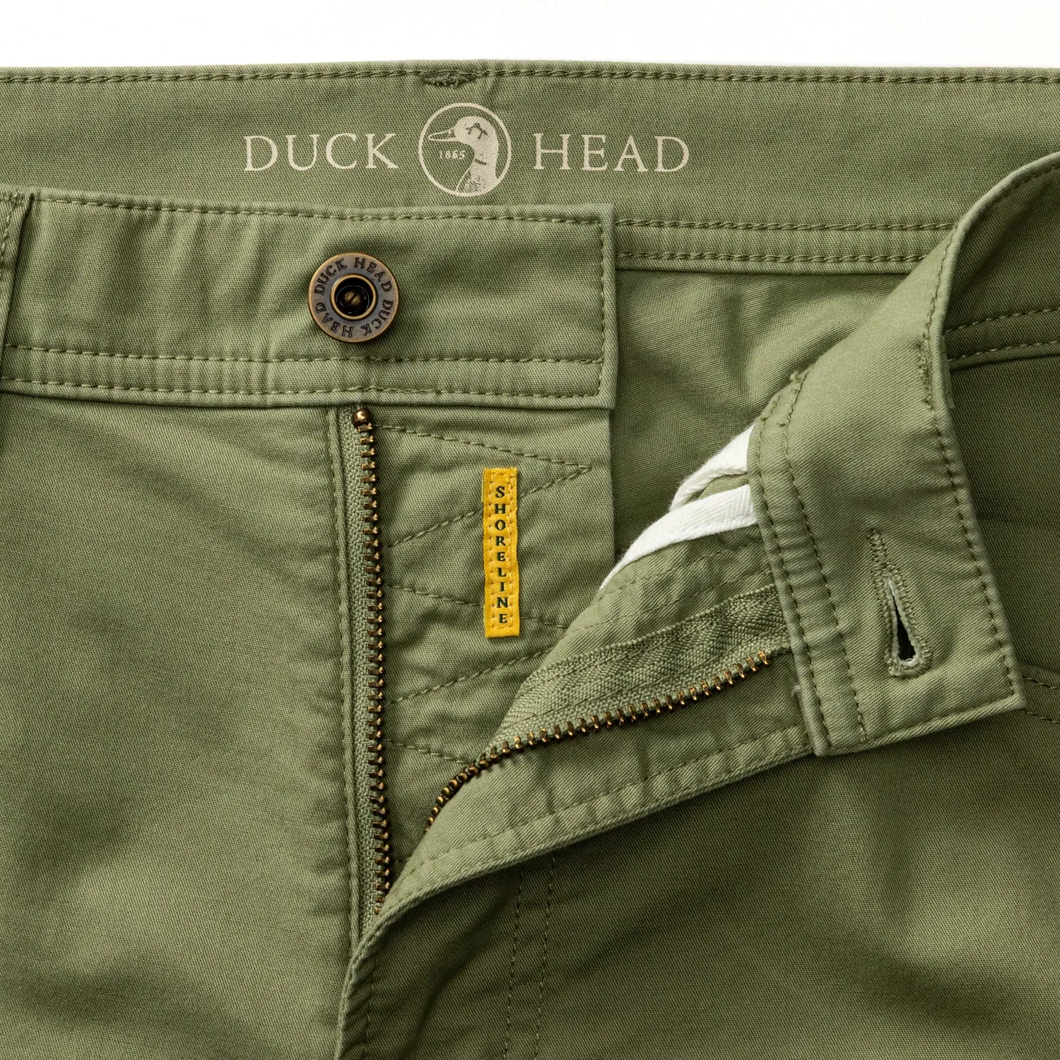Shoreline Five-Pocket - Oil Green sold by Duck Head product image thumbnail 4