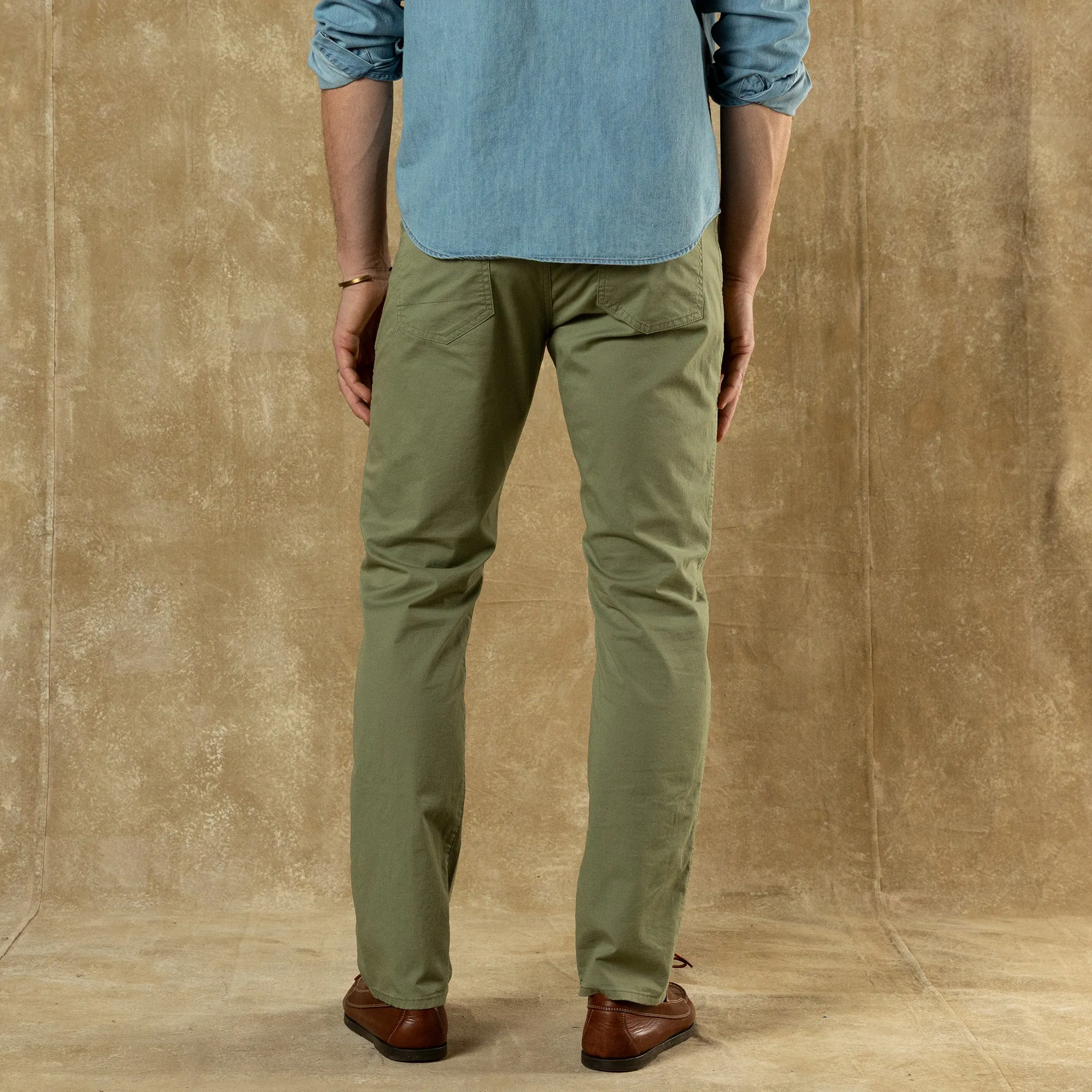 Shoreline Five-Pocket - Oil Green sold by Duck Head product image thumbnail 2