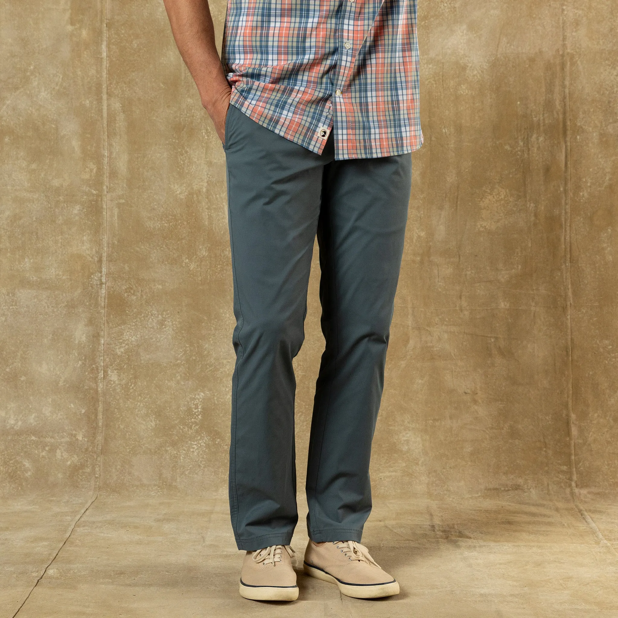 Harbor Performance Chino - Stormy Blue sold by Duck Head