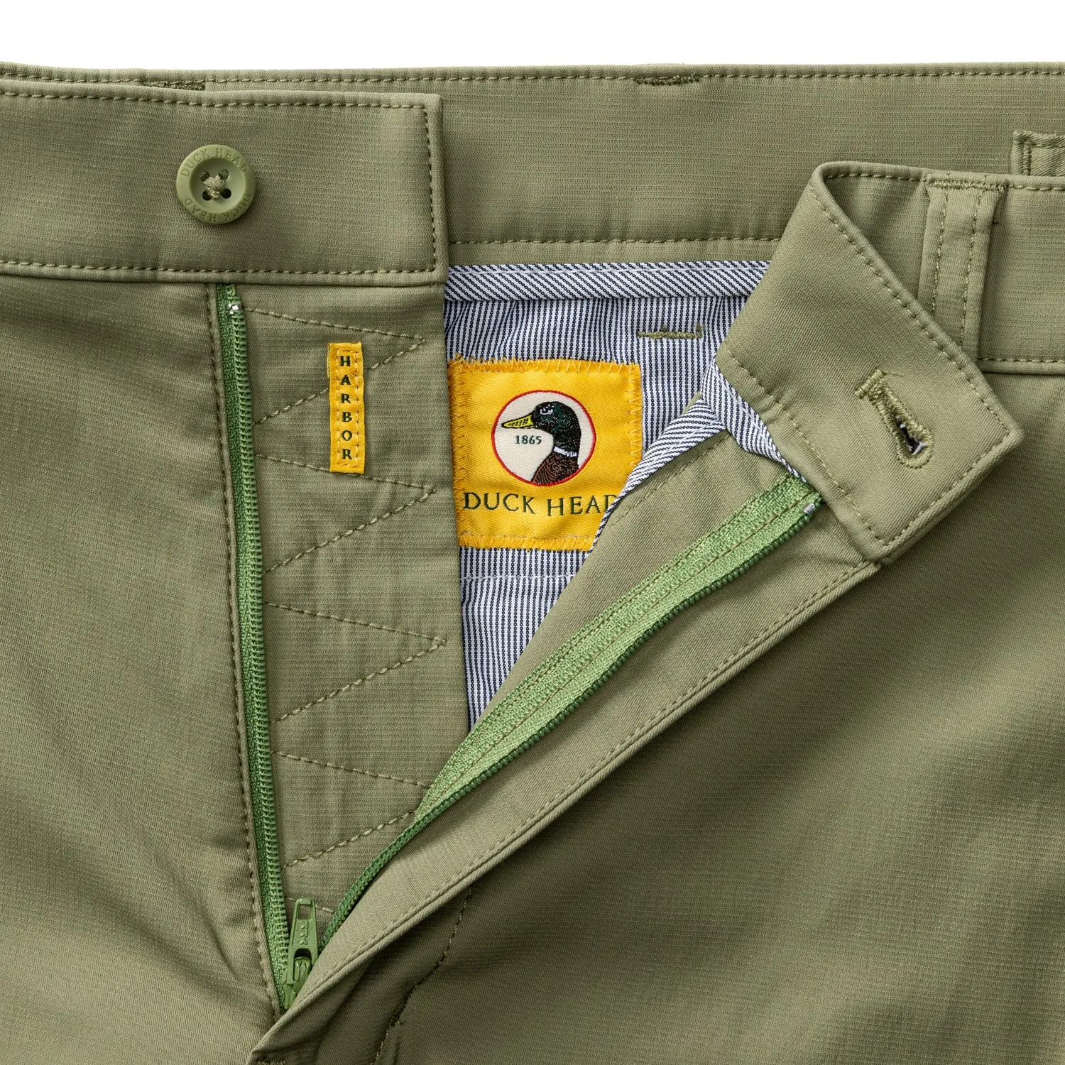 Harbor Performance Chino - Oil Green sold by Duck Head product image thumbnail 4