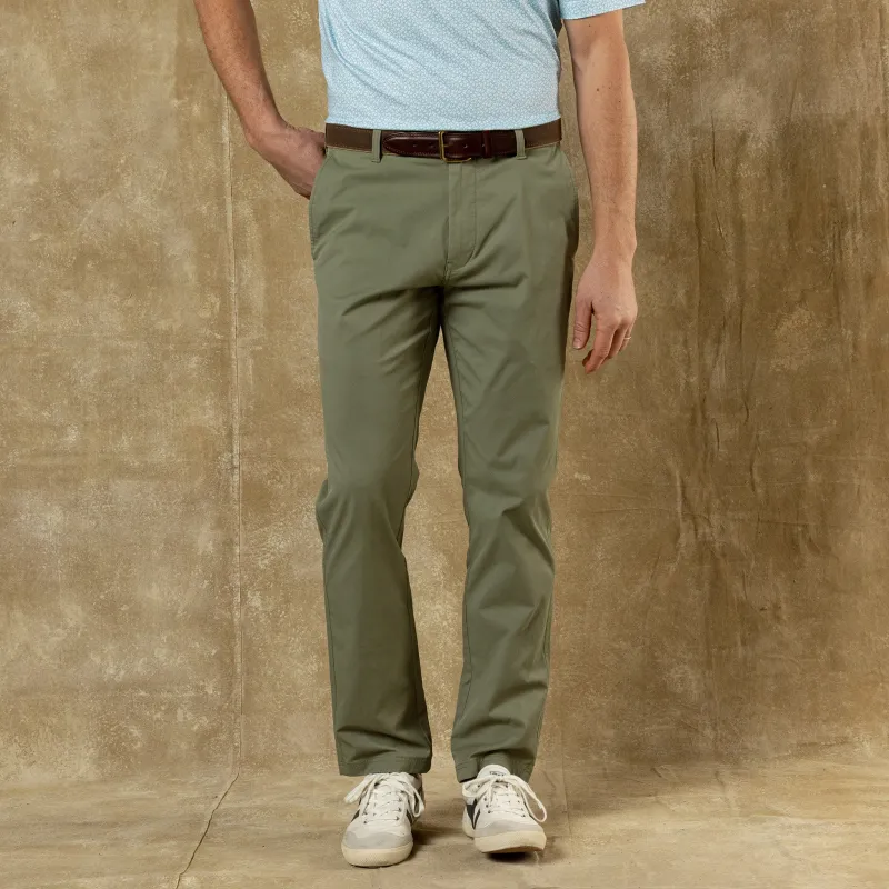 Harbor Performance Chino - Oil Green sold by Duck Head