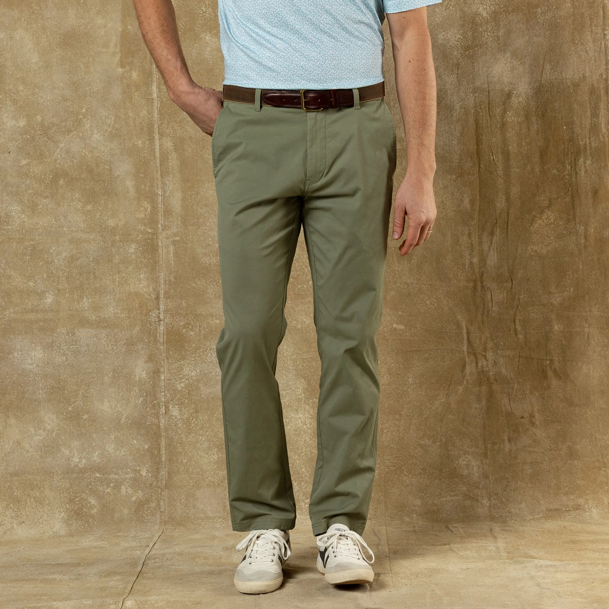 Harbor Performance Chino - Oil Green sold by Duck Head