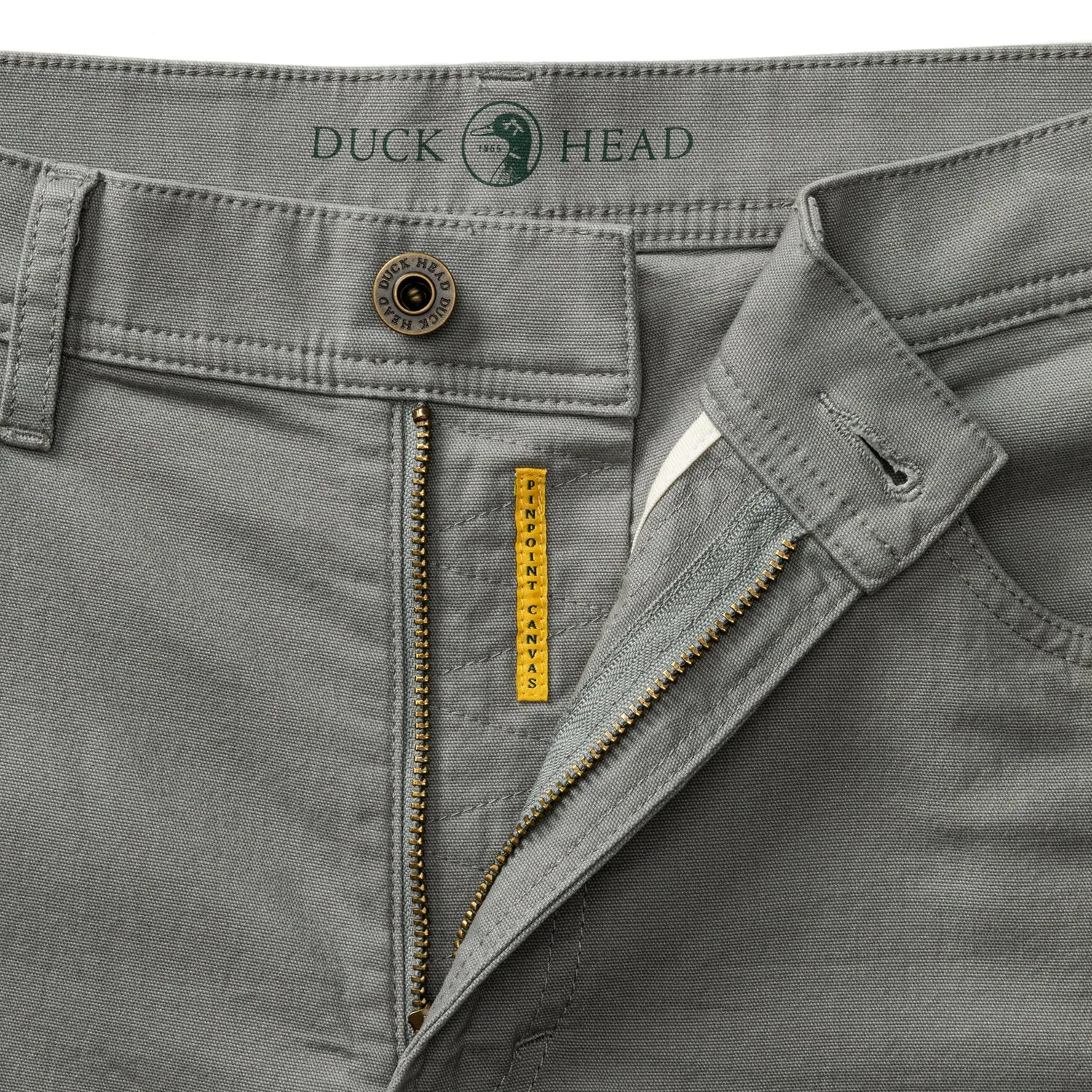 Classic Fit Pinpoint Canvas Five-Pocket - Shadow Grey sold by Duck Head product image thumbnail 4