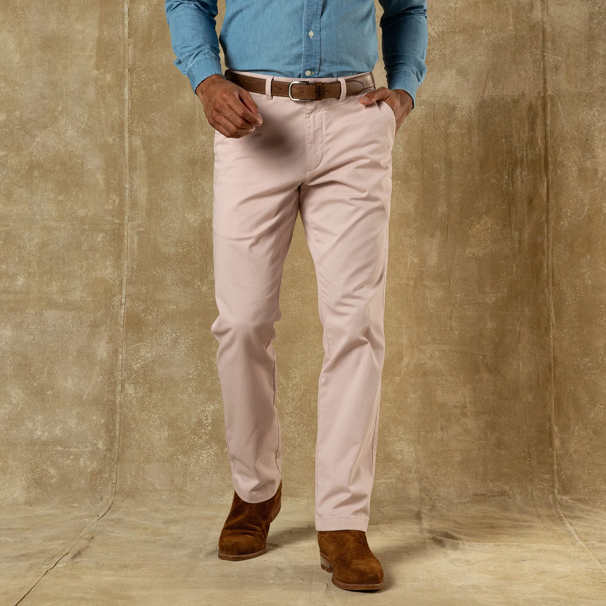 Classic Fit Gold School Chino - Washed Pink sold by Duck Head
