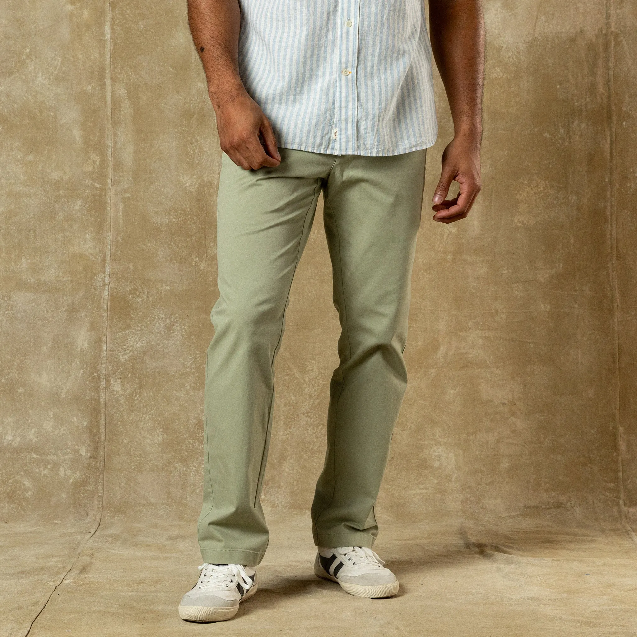 Classic Fit Gold School Chino - Tea Leaf sold by Duck Head