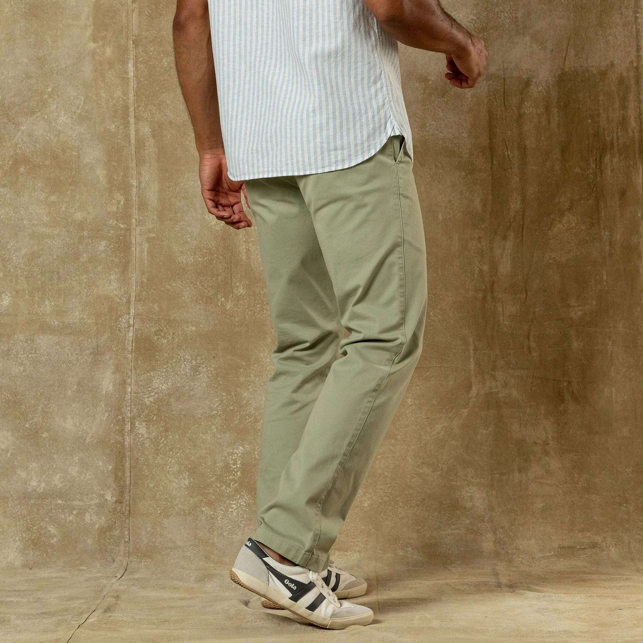Classic Fit Gold School Chino - Tea Leaf sold by Duck Head product image thumbnail 2