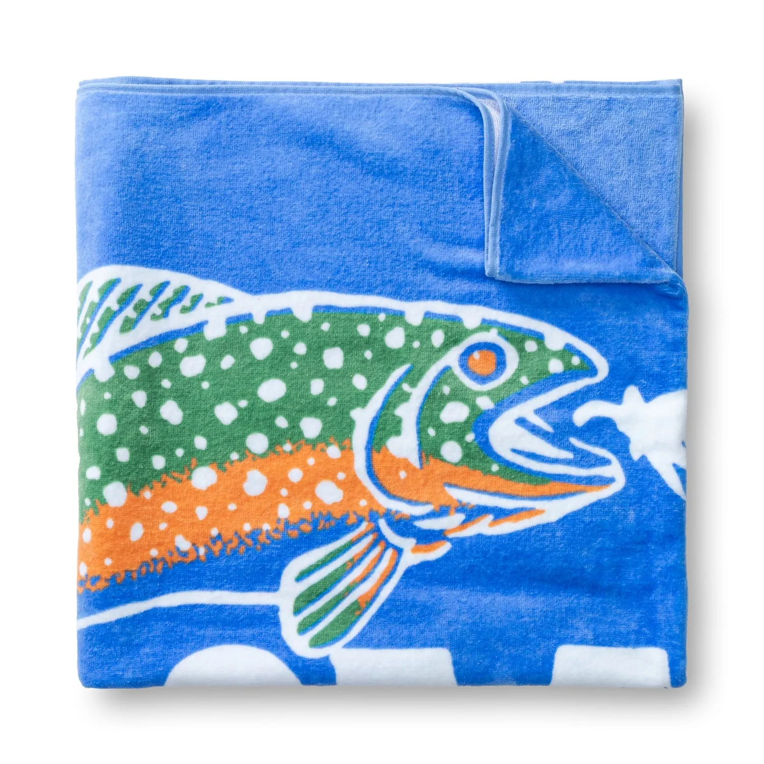 Catch Of The Day Beach Towel - Cornflower Blue sold by Duck Head product image thumbnail 2