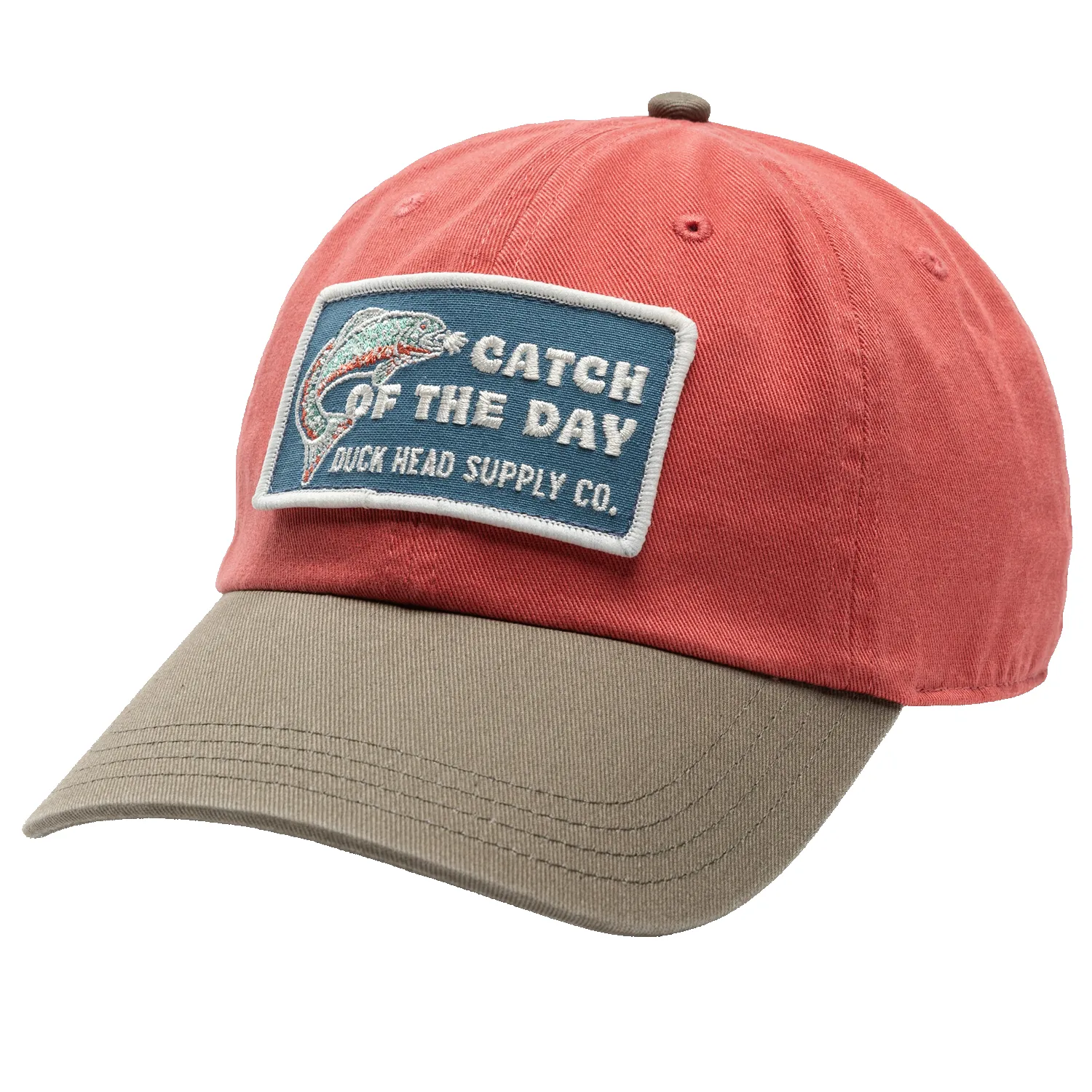Catch Of The Day Patch Cotton Twill Hat - Rosewood sold by Duck Head product image thumbnail 2