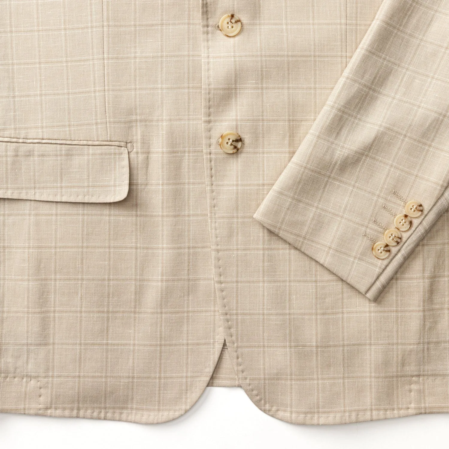 Hastings Plaid Sport Coat - Tan sold by Duck Head product image thumbnail 5