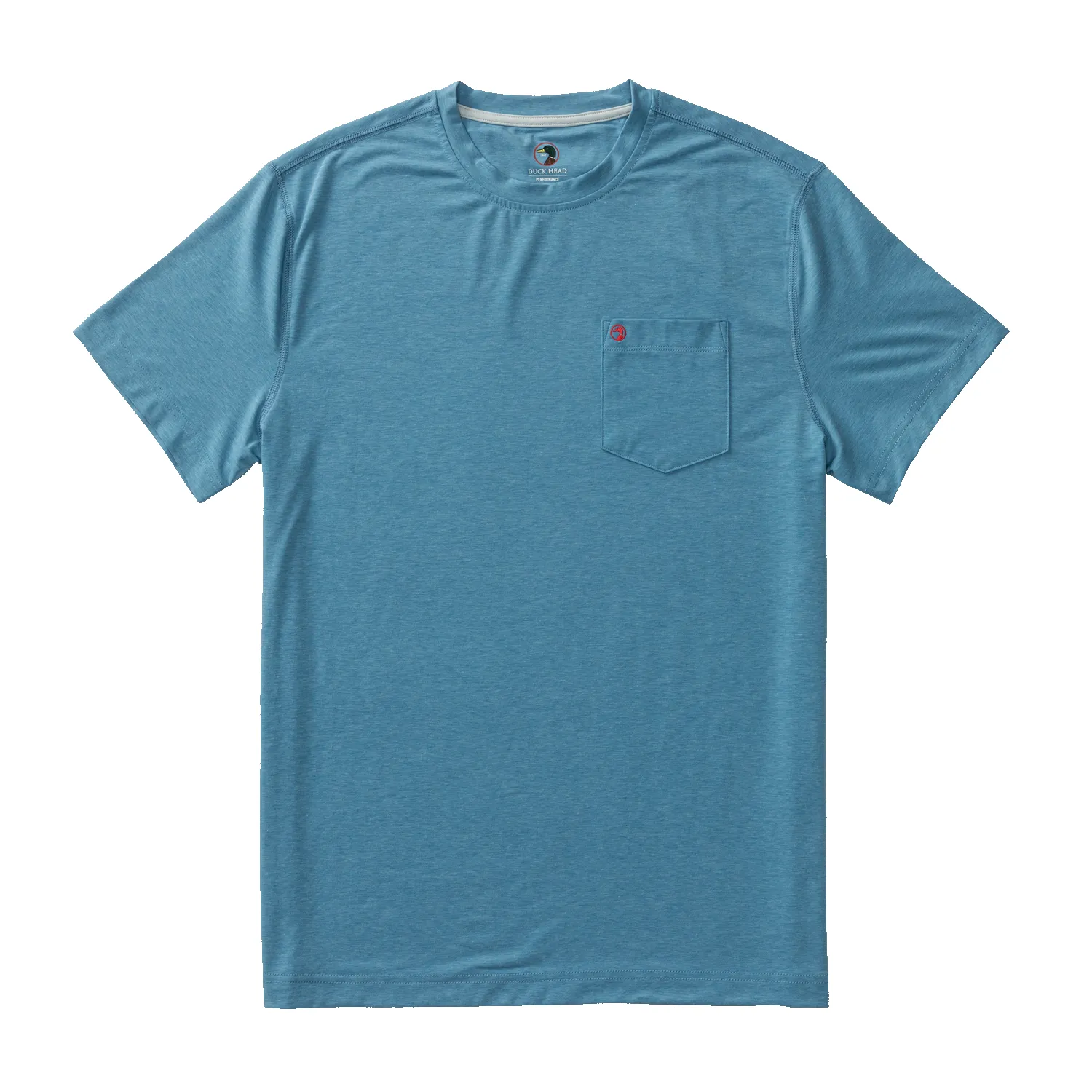 Windward Performance T-Shirt - Sunwashed Blue Heather sold by Duck Head product image thumbnail 2