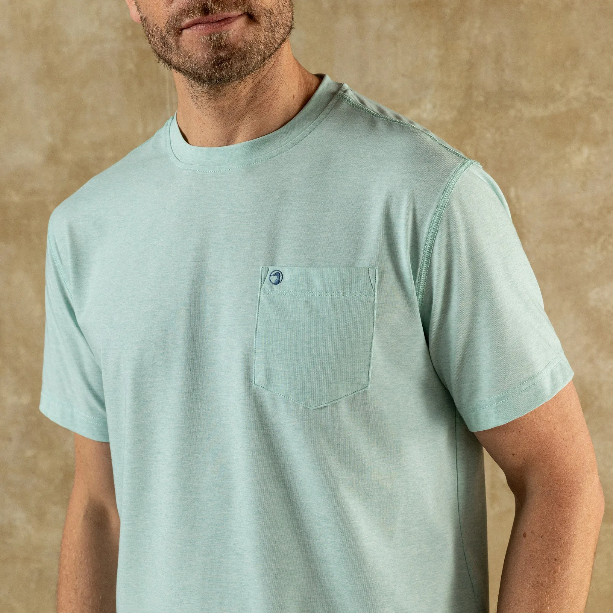 Windward Performance T-Shirt - Aspen Green Heather sold by Duck Head product image thumbnail 2