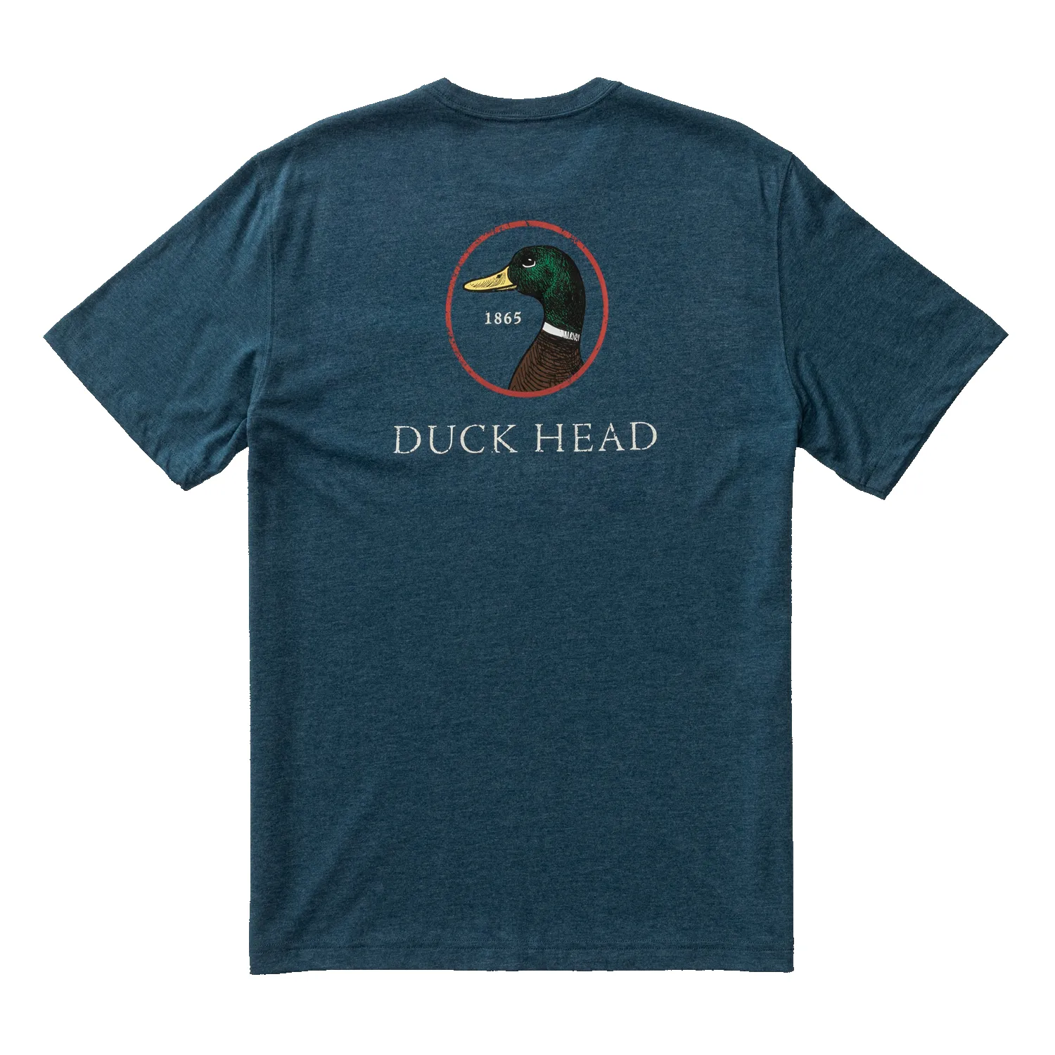 Logo Short Sleeve T-Shirt - Mallard Blue Heather sold by Duck Head product image thumbnail 3