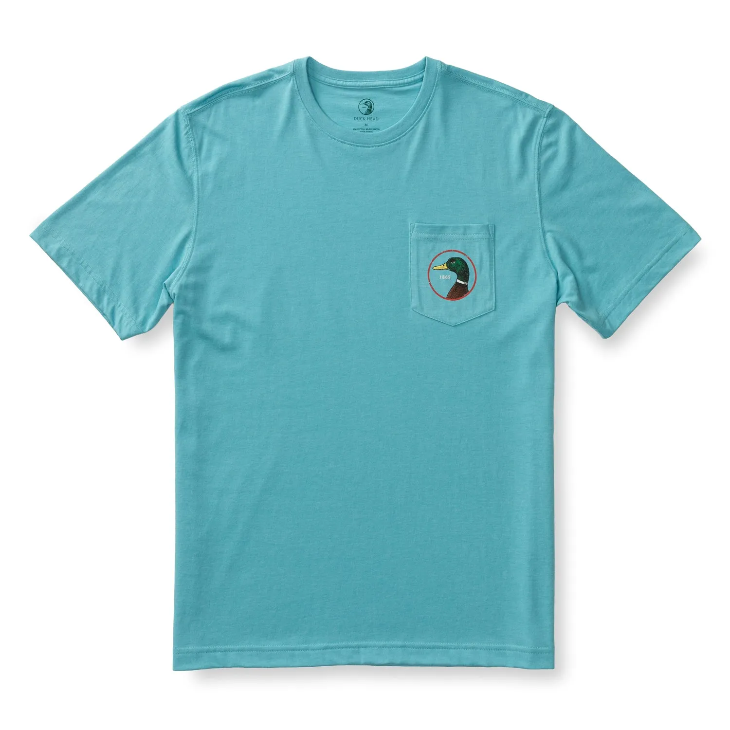 Logo Short Sleeve T-Shirt - Lake Blue sold by Duck Head product image thumbnail 4